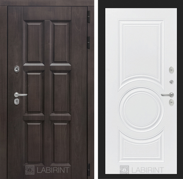 Дверь Лабиринт ЛОНДОН 23 — Белый софт
