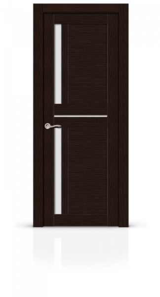 Дверь  Баджио со стеклом Экошпон венге