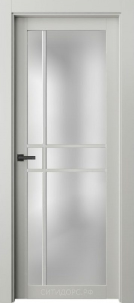 Дверь Офрам РОНДА-2 ст.Р6 со стеклом, эмаль белая