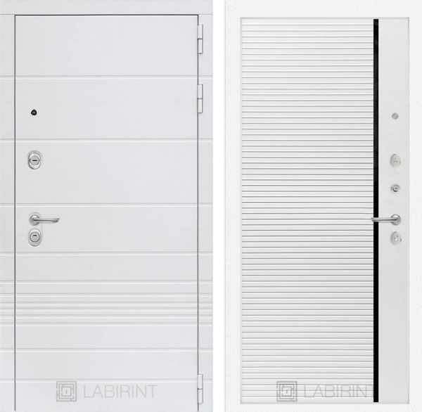 Дверь Лабиринт TRENDO 22 — Белый софт
