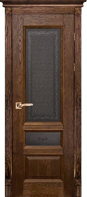 Межкомнатная дверь "Аристократ №3", античный орех