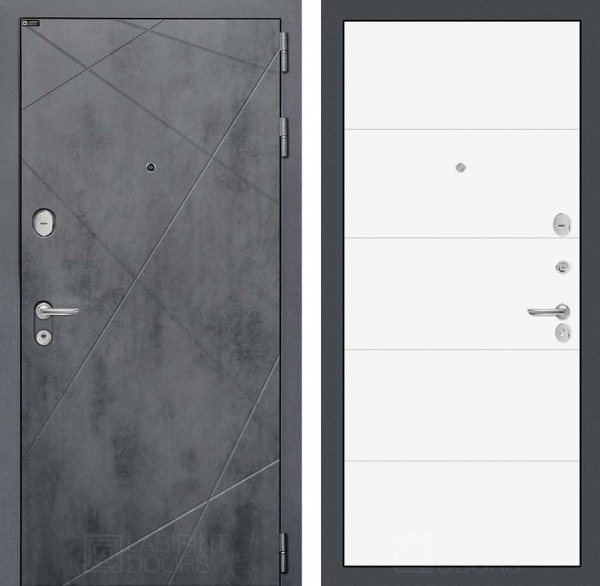 Дверь Лабиринт LOFT (Ю) 13 — Белый софт