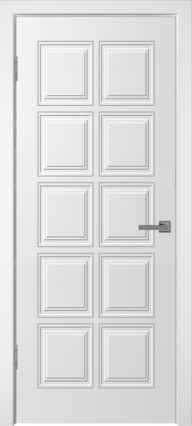 Межкомнатная дверь "НЕО-6", пг, белый (Эмалевое покрытие)