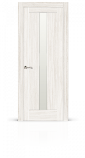 Дверь СИТИДОРС мод. Маэстрио со стеклом Экошпон беленый дуб