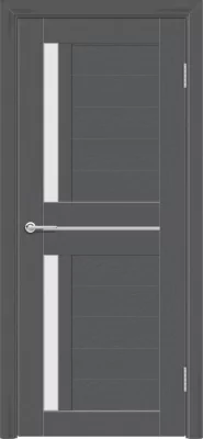 Межкомнатная дверь S-4 Эко-Шпон ДО светлое ясень графит