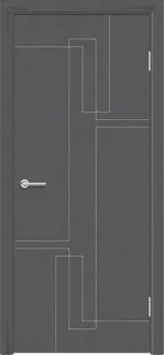 Межкомнатная дверь G-39 Глухая ясень графит