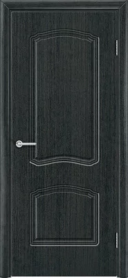 Межкомнатная дверь Liliya-2 ПВХ Глухая венге патина
