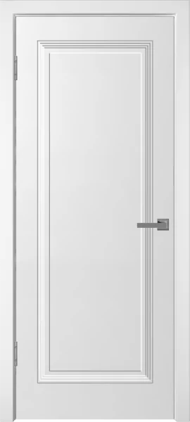 Межкомнатная дверь "УНО-1", пг, белый (Эмалевое покрытие)