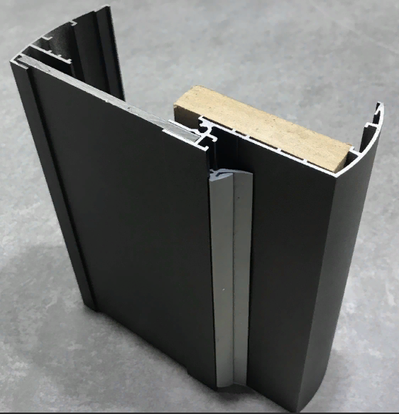 Коробка алюминий для стеклянной двери К6 