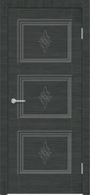 Межкомнатная дверь Lira -4 Глухая черный дуб
