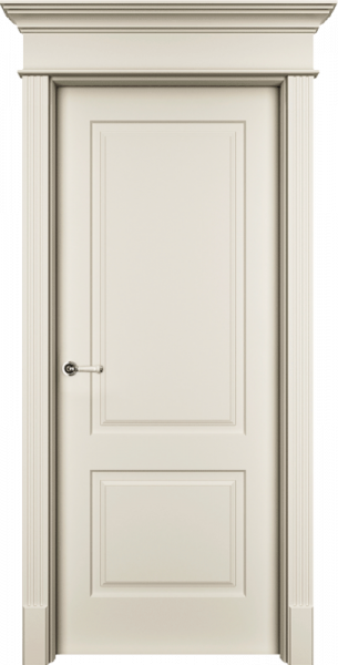 Дверь Офрам НАФТА-2 глухая, эмаль кремовая RAL 9001