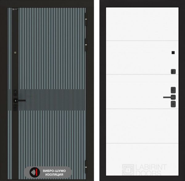 Дверь Лабиринт ISSIDA 13 – Белый Софт