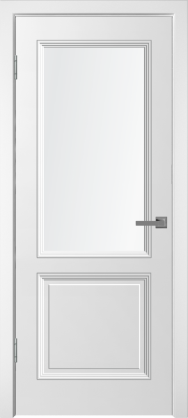 Межкомнатная дверь "УНО-2", по, белый (Эмалевое покрытие)