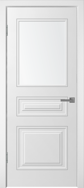 Межкомнатная дверь "НЕО-3", по, белый (Эмалевое покрытие)