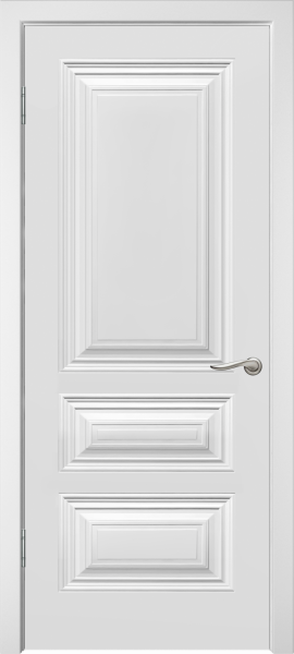 Межкомнатная дверь "СИМПЛ-3", пг, белый (Эмалевое покрытие)