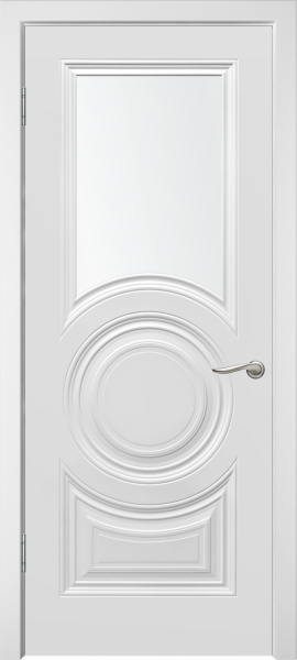 Межкомнатная дверь "СИМПЛ-4", по, белый (Эмалевое покрытие)